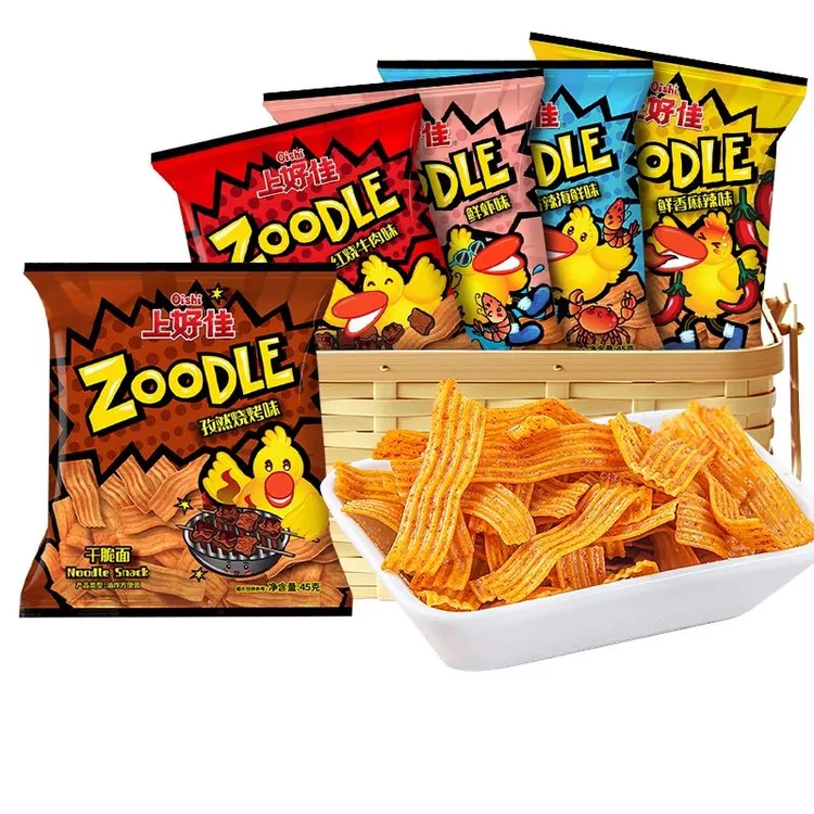 上好佳干脆面红烧牛肉鲜虾烧烤干吃面网红解馋小吃休闲零食