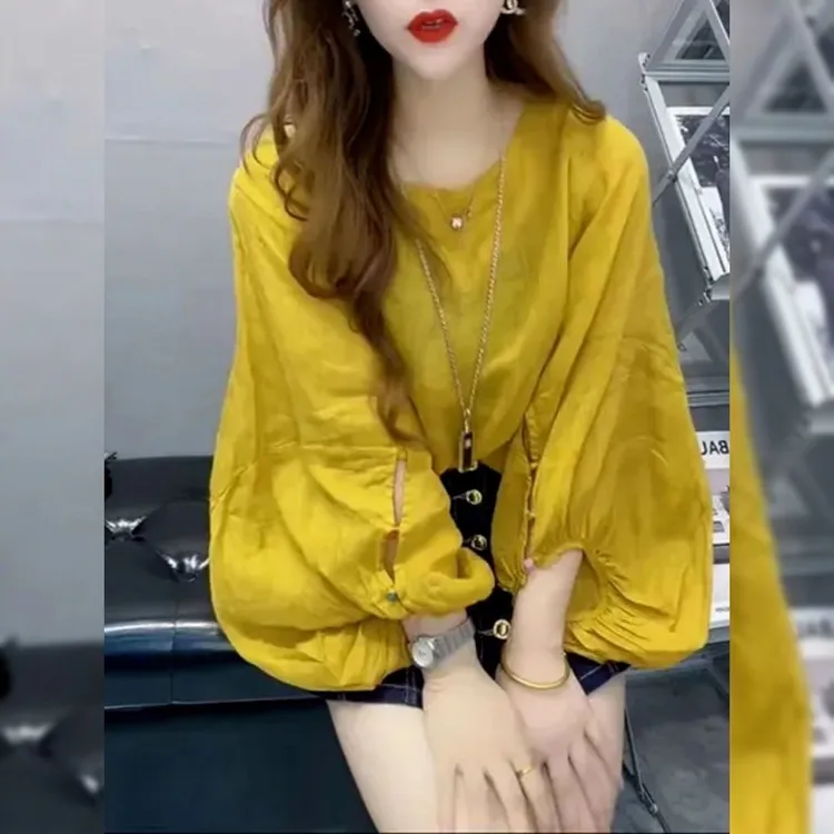 衬衫意大利尾货精致潮流衬衣精致外单潮流女装大码慵懒风上衣春夏
