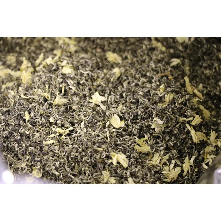 茉莉选芯飘雪四川雅安蒙顶山碧潭级茉莉花茶广西浓香耐泡一芽一叶