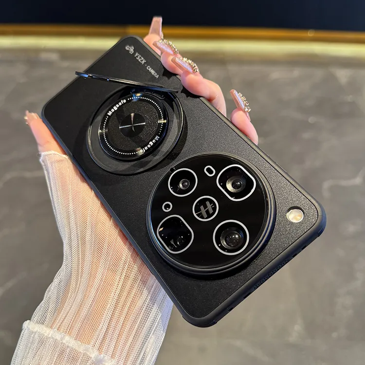 360°旋转支架适用于oppofindx8ultra手机壳磨砂磁吸reno14镜头膜