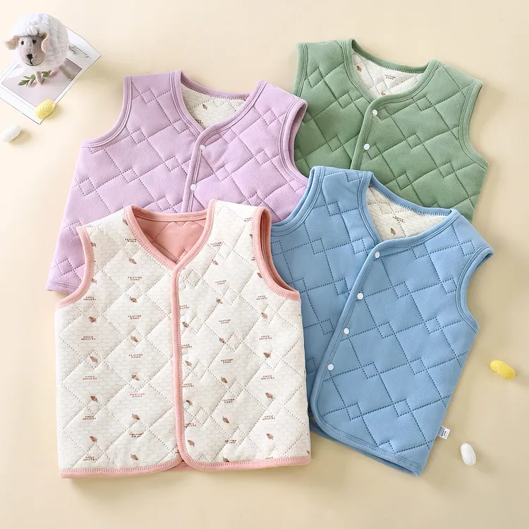 【校服神器马甲温感】儿童保暖加厚上衣男女宝宝坎肩夹棉内搭背心