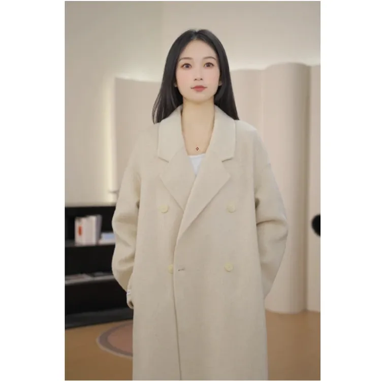 【金金】新款秋冬全羊毛100%羊毛大衣女高级感气质感外套