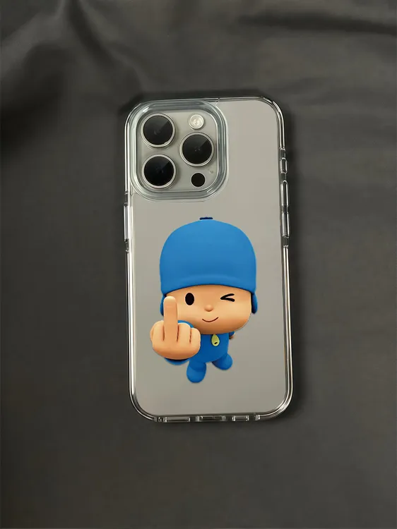 搞怪小p优优适用苹果17p小米oppovivo手机壳华为iPhone16/15卡通