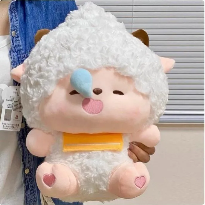 范哲萨喜羊羊与灰太狼抱抱系列公仔可爱懒洋洋毛绒玩偶抱睡娃娃礼