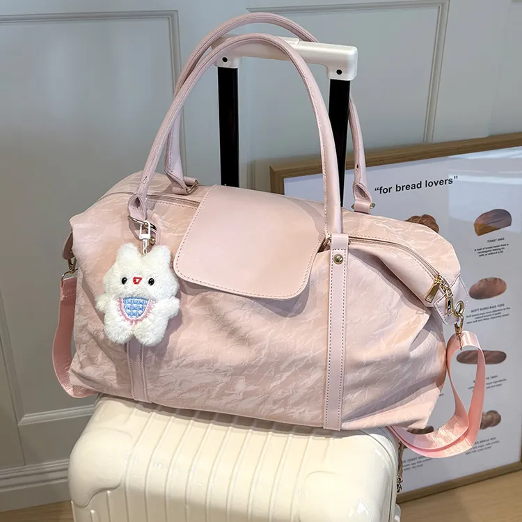 大容量短途手提旅行包女2025新款出差轻便行李包健身包待产收纳袋