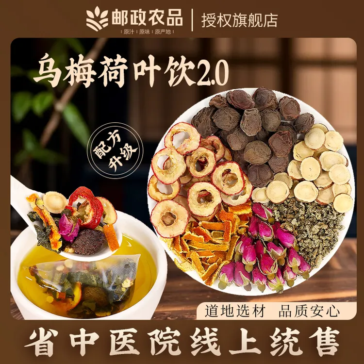 【浙江省中院】乌梅汤2.0plus茶包升级同款乌梅荷叶饮养生茶正品