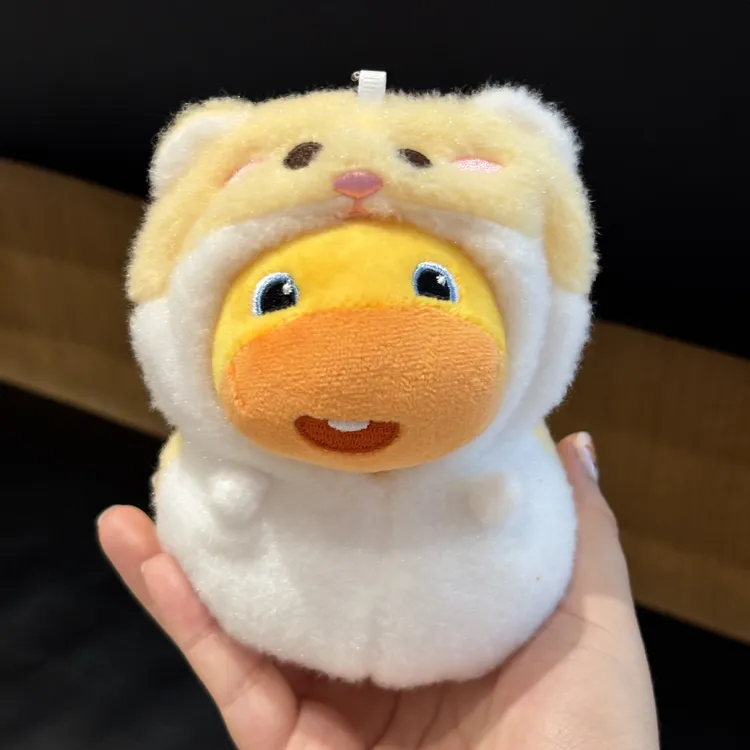 噜噜水豚毛绒公仔正版玩偶小挂件可爱书包包挂饰送女孩子生日礼物