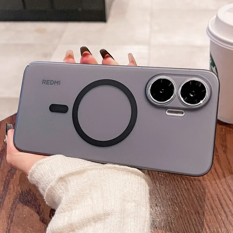 适用红米turbo4pro手机壳磁吸turbo4超薄冰雾肤感磨砂3防摔保护套