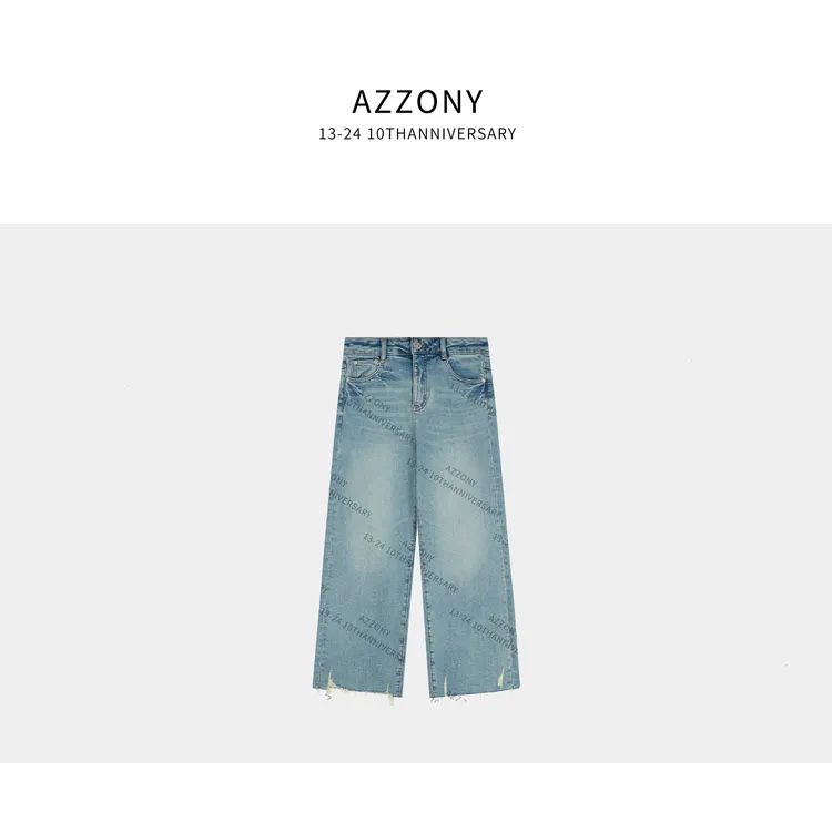 1 YYL  海盐九分法棍裤 加绒 2025冬款上新winter  60223A