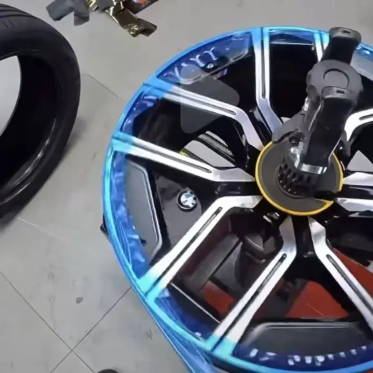 PE蓝色蓝膜胶带扒胎安装轮毂保护膜胶带线路板包边补胎轮圈保护膜