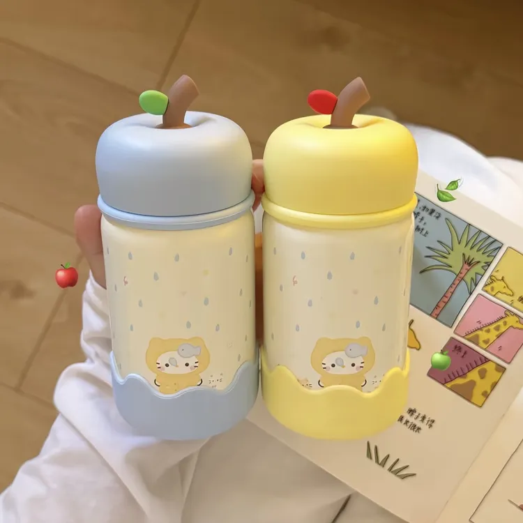 【Hellokitty苹果水杯】保温杯ins卡通可爱高颜值随手杯学生车用品