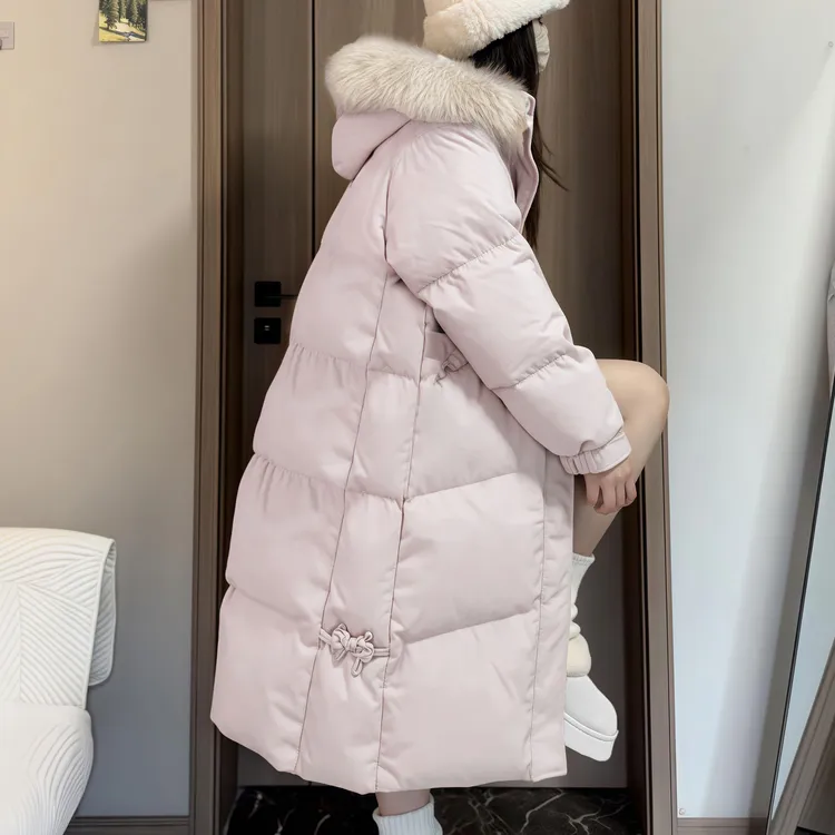 2025冬季新款超好看中长款棉服女韩系加厚棉袄爆款小个子棉衣外套