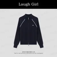 楚楚君 Laugh girl【活力无限】立领双拉链W标毛衣外套WL531070J