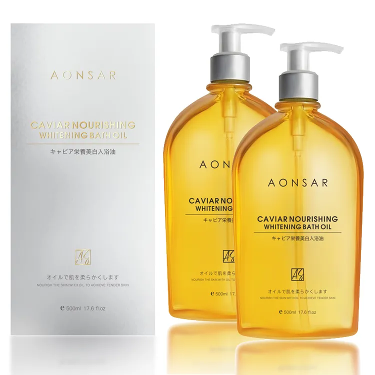 [保税出货][试用1瓶]日本AONSAR鱼子酱滋养沐浴油500ml