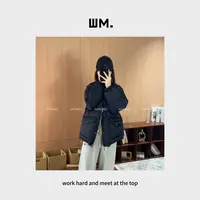 CMZW*极光*小Miu风两面穿廓形抽绳羽绒服JS-Y-25120503