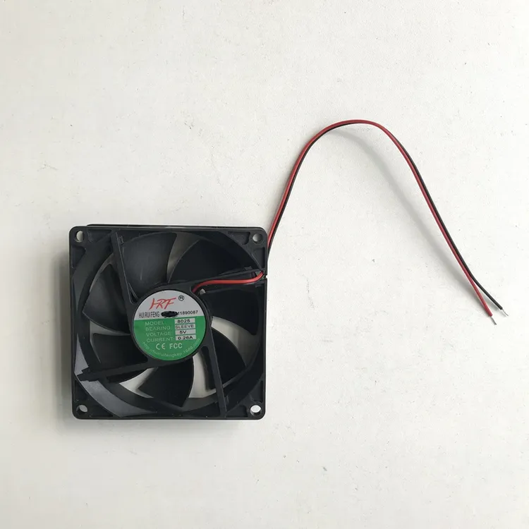 8025灭蚊灯5V风扇静音功放变频器散热风扇直流风机可DIY