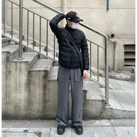 W6#近期火爆的排骨外套！一件短袖价！随便搞搞小穿搭！排骨轻薄棉服