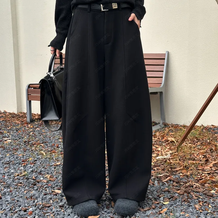 焦思文 秋冬时尚洋气宽松百搭休闲裤251009Y7