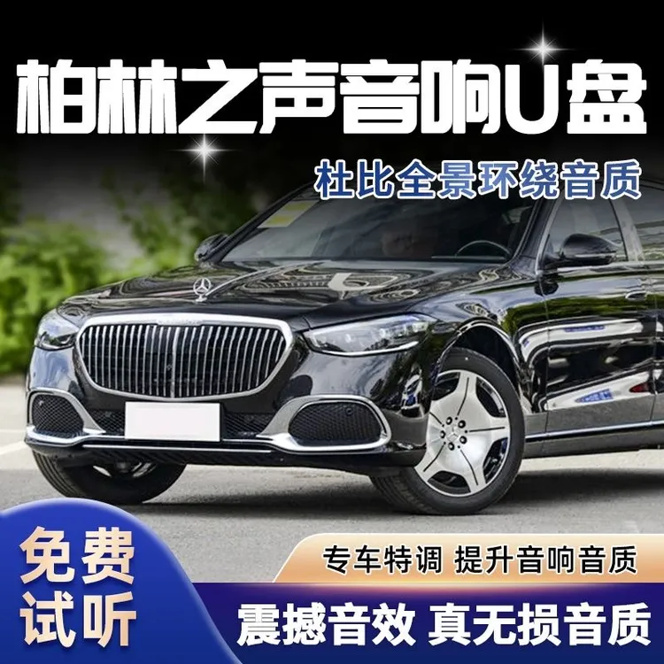 【柏林之声 HiFi音质】2025升级款车载U盘 黑胶芯片 母带音源灌录