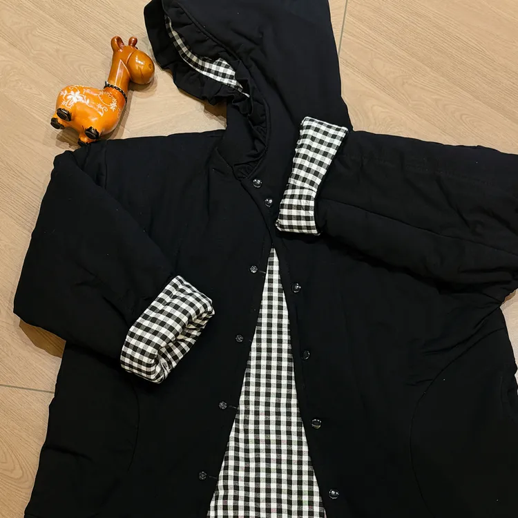 CBLM家300g新疆棉【纯色格子】中长宽松显瘦家居服