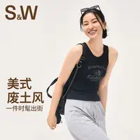 S&W速惟性感风修身型潮流风背心速干芭蕾风复古风御姐风 8409