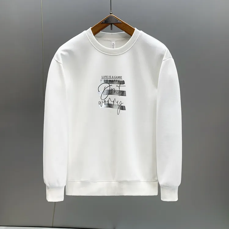 美式潮流痞帅ins风男款套头上衣秋款百搭宽松男士休闲印花卫衣