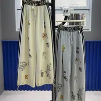 5226#深圳BOHAN秀秀家2025早秋新款织带卡通卫裤