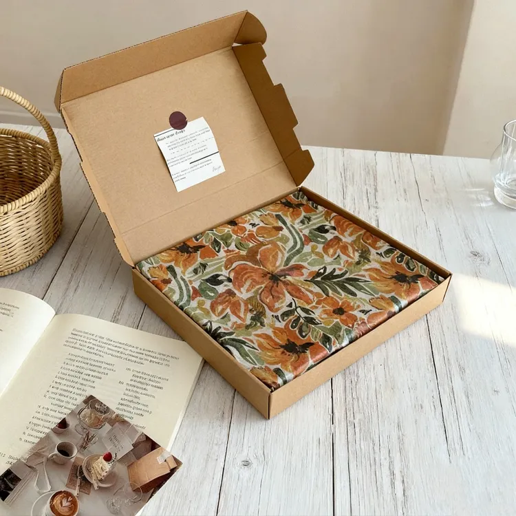 秋色美拉德雪梨纸复古氛围感秋冬气质手工diy花束服装礼物包装纸