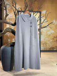 GP【定风波】国风时尚高品质高端气质羊毛大衣外套