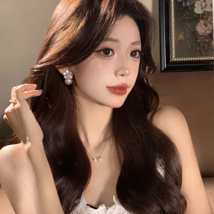 FULL GIRLISH耳环02448气质时尚花朵耳钉耳饰