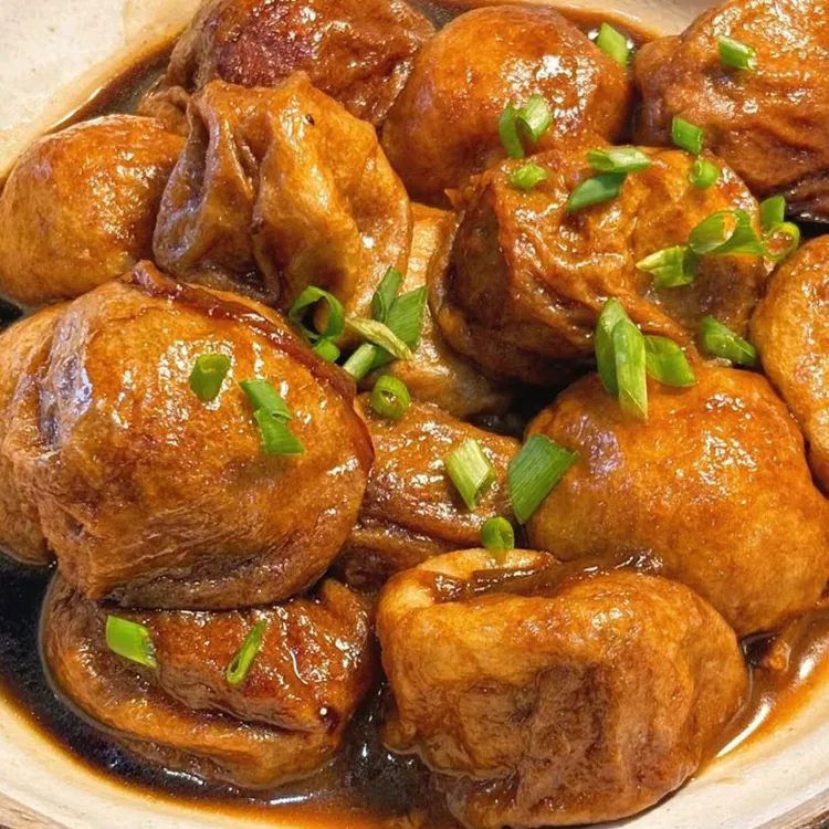 【特色美食】油面筋灌蛋专用油面筋面筋果摆摊专用商用批发皮薄松脆