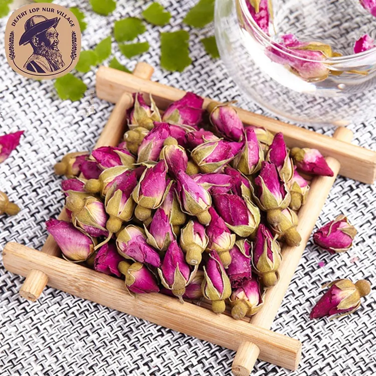 新疆重瓣红玫瑰花茶花草茶可搭配枸杞桂圆柠檬