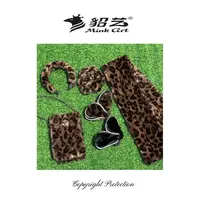 貂艺 Mink Art 6号 | 【水貂发夹头饰合集】简约时尚休闲水貂发箍