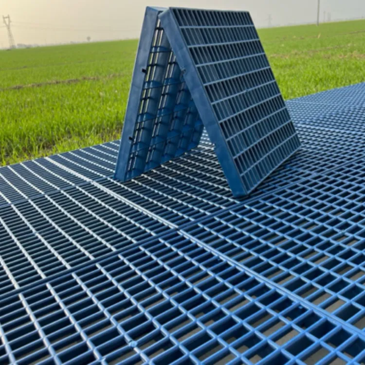 鸽子塑料拼接地网 蓝色 白色