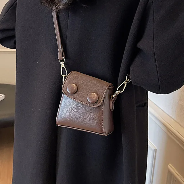 复古磨砂小包包女2025新款时尚迷你扭扭包口红包秋季高级感斜挎包