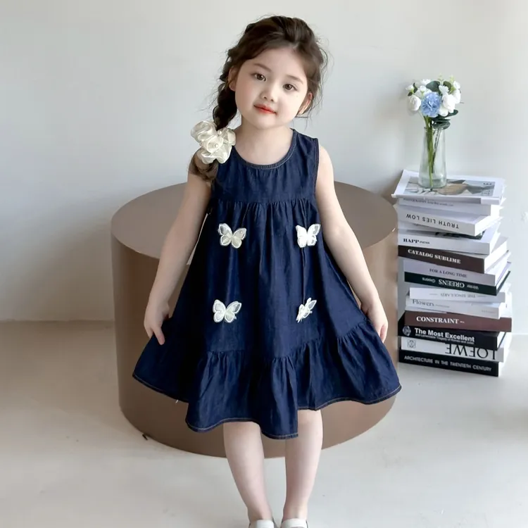 女童夏装连衣裙2025新款儿童夏装韩版洋气裙子女宝宝夏季背心裙潮