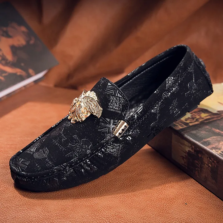 春季豆豆鞋男软底韩版休闲潮鞋夏季透气潮流男士时尚百搭精神小伙