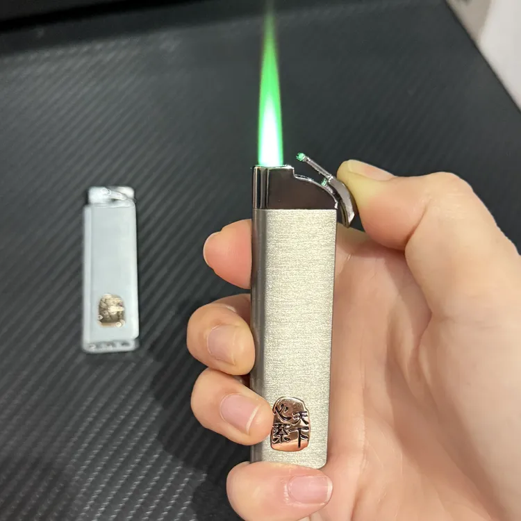 心系天下防风打火机高档个性充气小巧便携轻奢高级感送男友礼物