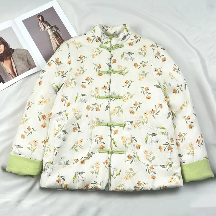 女士棉花手工棉衣套装 成人加厚棉袄棉裤妈妈装棉服保暖内胆冬季