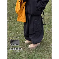 【现货】 略略童品 男童秋冬款工装裤双层加绒防风裤 254KZ6606