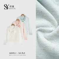 【仟娜】优雅洋气必备~法式气质显瘦V领系带纯色衬衫SY76C2735