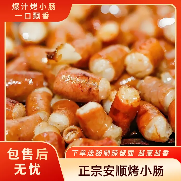 「京东包邮」贵州安顺九溪烤小肠真空包装烧烤食材安顺肥肠推荐