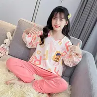 【米果妈】儿童2025秋冬季新款卡通家居服套装B3864