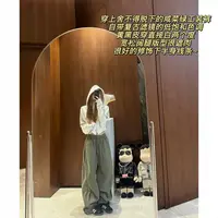 徐秋阳   绿豆沙  秋季新款百搭时尚显瘦显白休闲裤13506