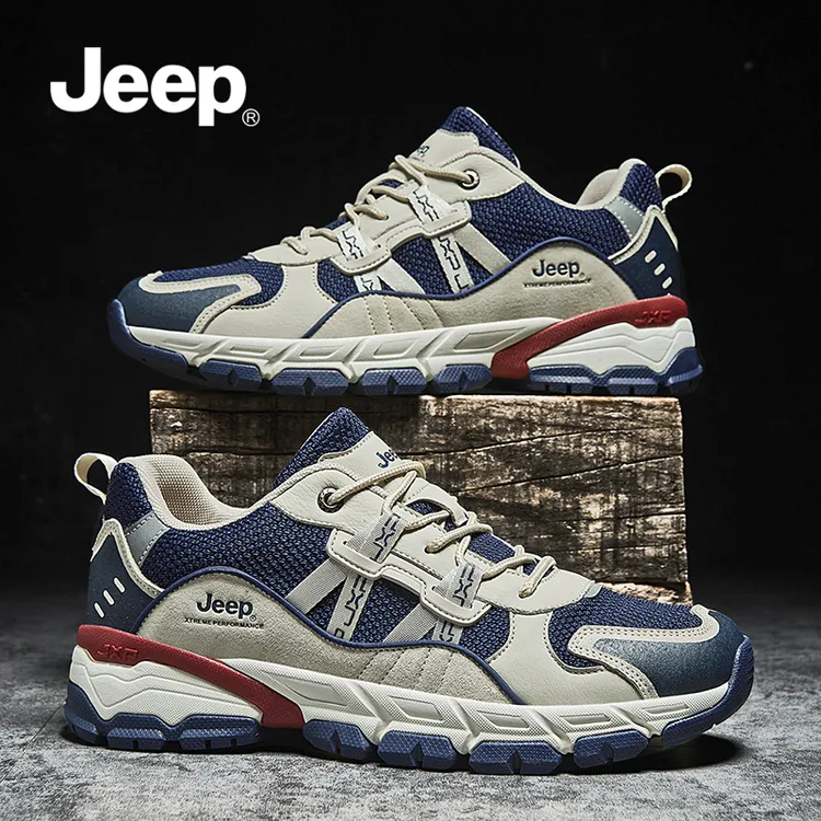 JEEP吉普男鞋冬季运动鞋男款2025新款爆款老爹鞋男士户外登山鞋子