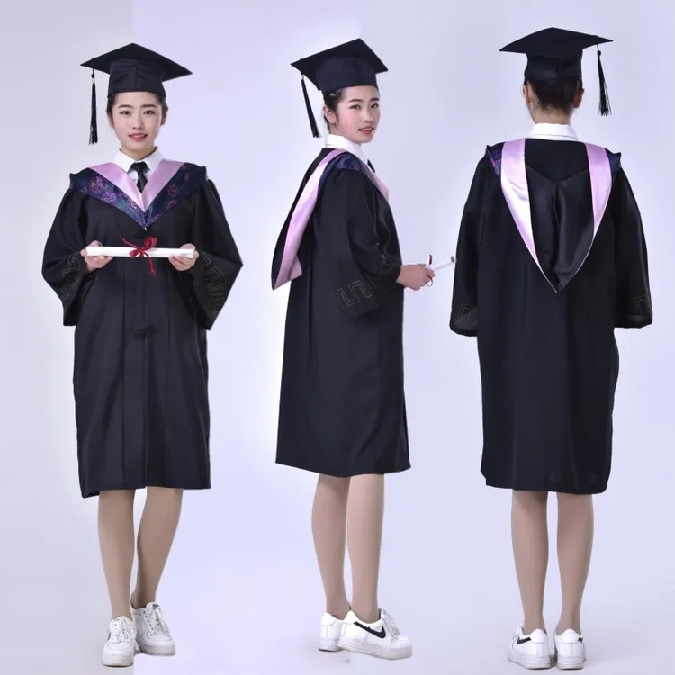 大学生毕业学士服毕业礼服成人礼毕业袍套装