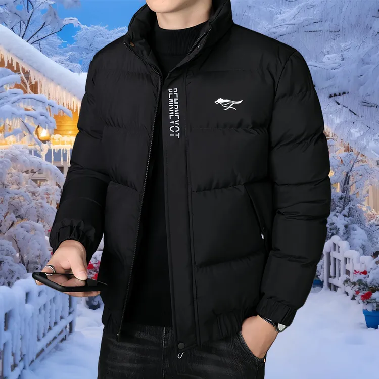 品牌男士棉服外套秋冬新款加厚保暖棉袄韩版立领休闲外套棉衣男