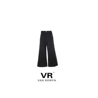 511024/2025新款冬季 韩国原版打版韩女穿搭黑色加绒牛仔裤