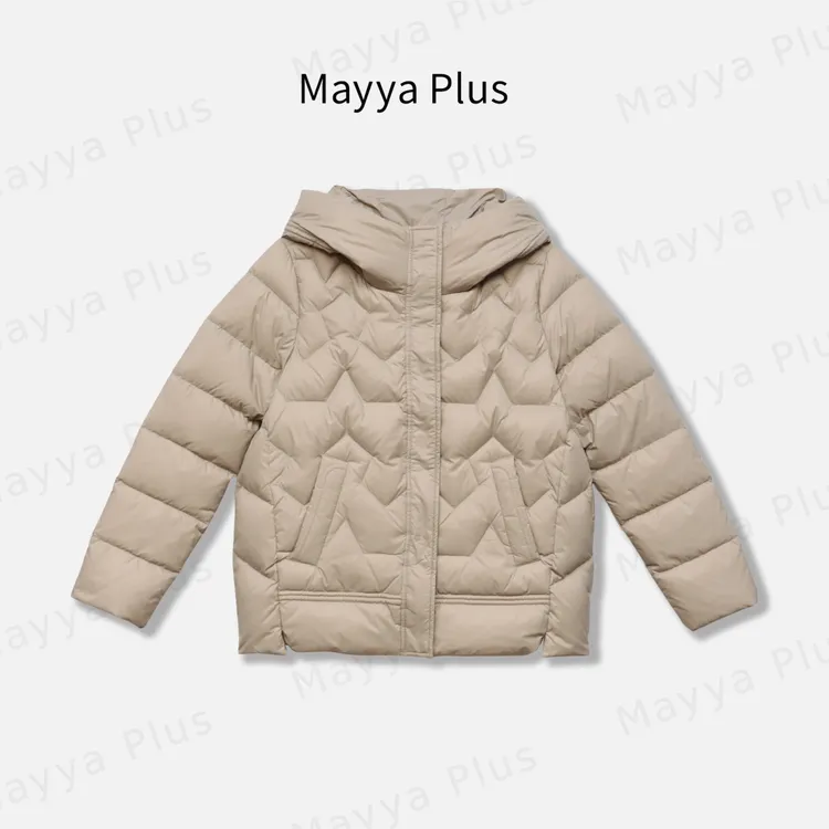 【雪暖】Mayya Plus麦芽定制冬季新款气质中长羽绒服外套女32336822