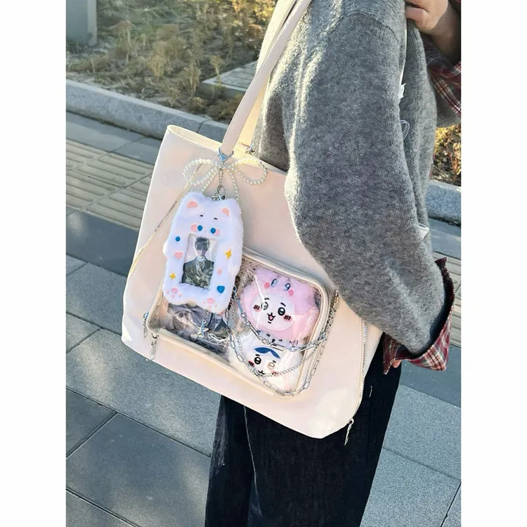 艾米兔女包今年新款大容量单肩痛包日系小众设计可爱风日常双肩包